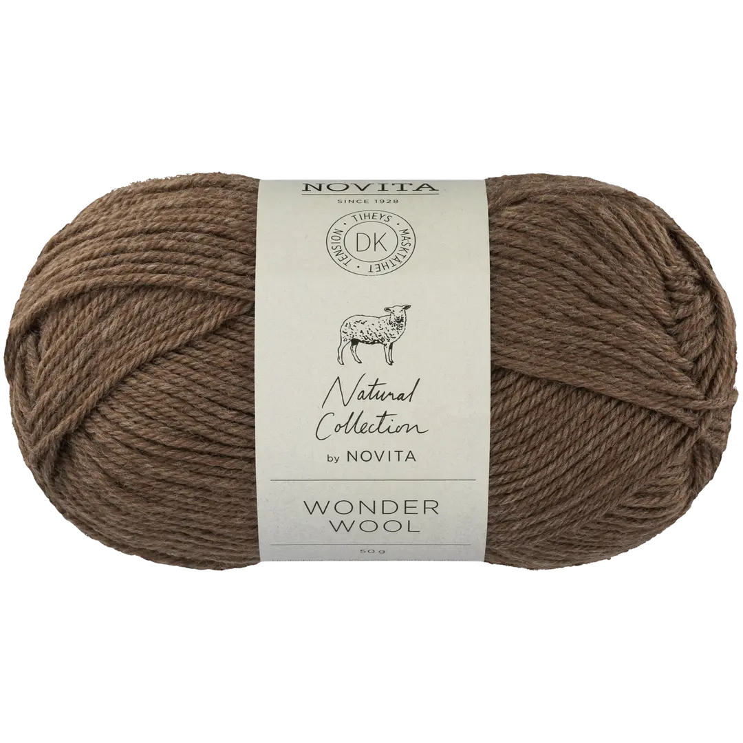 Novita lanka Wonder Wool DK 50 g metsäsieni 068