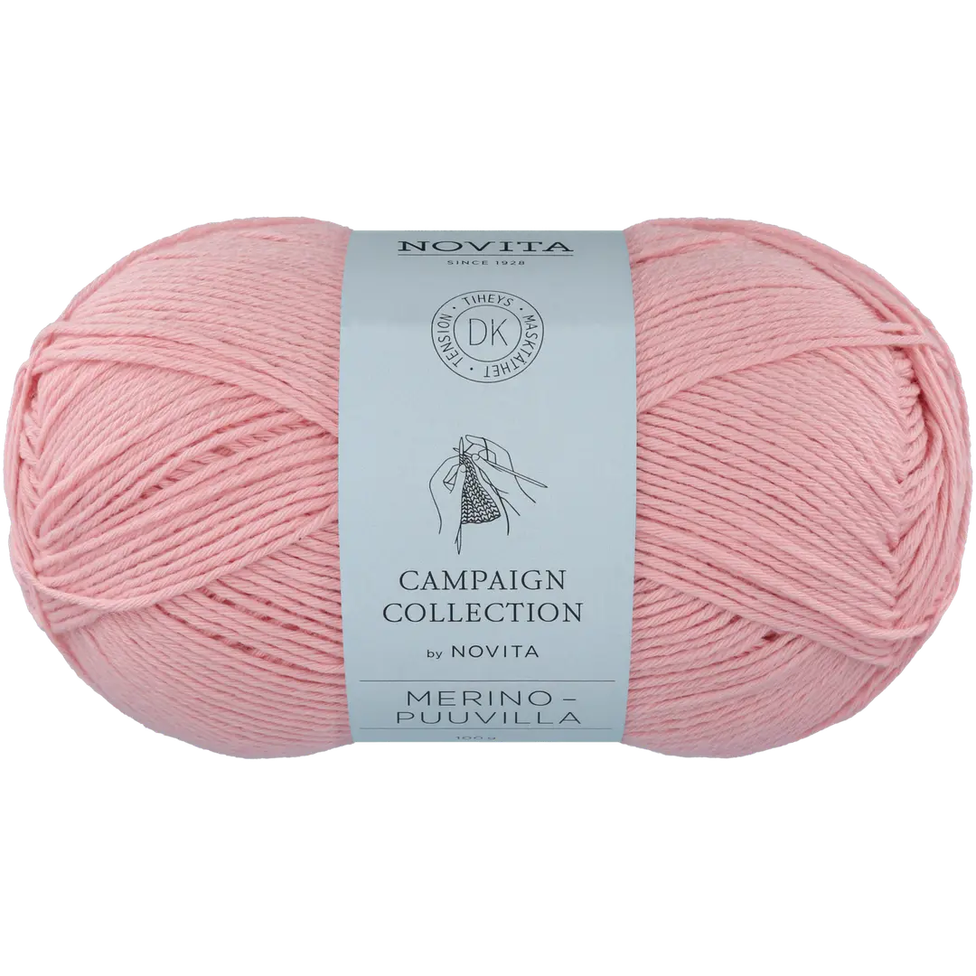 Novita neulelanka merino-puuvilla 100g v.punainen