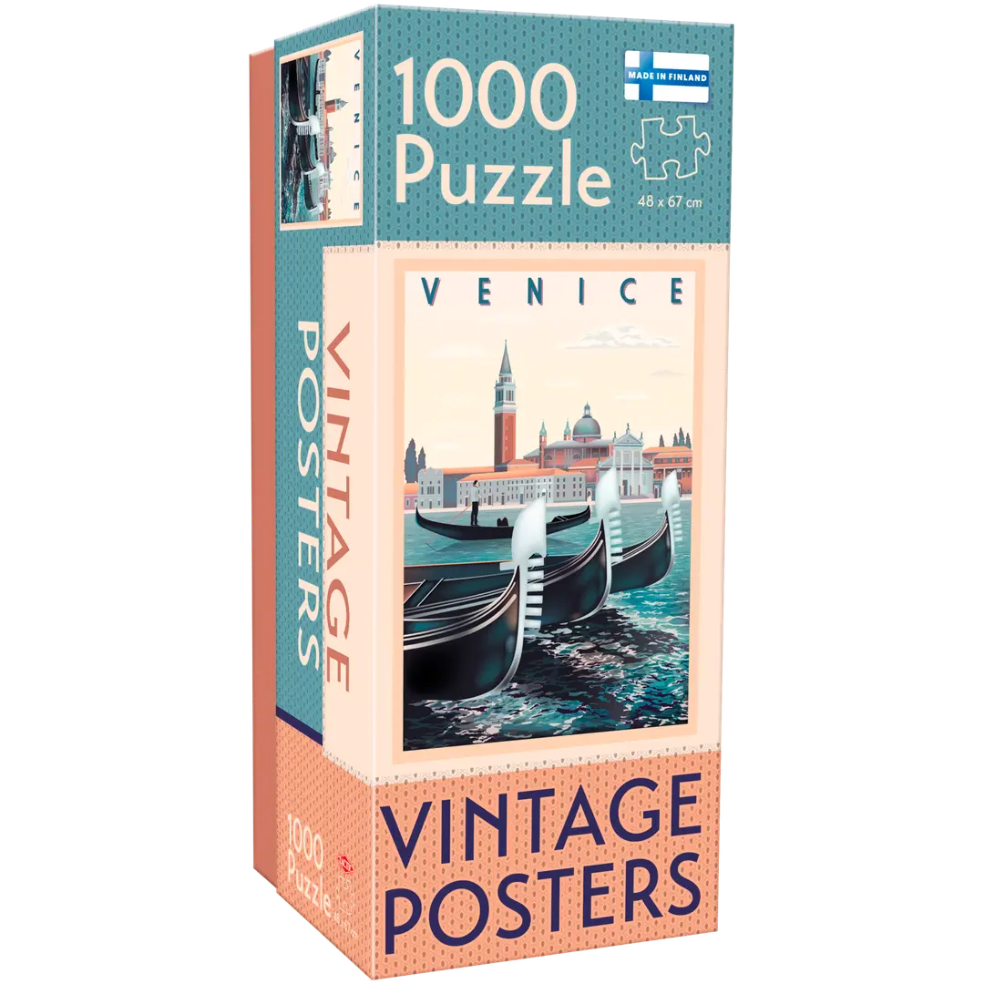 Tactic palapeli Vintage Posters Venice 1000 palaa