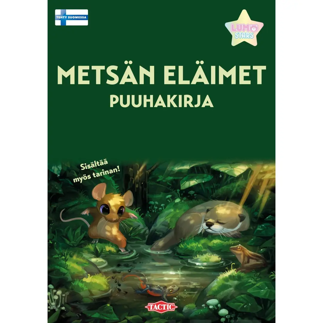 Metsän eläimet puuhakirja