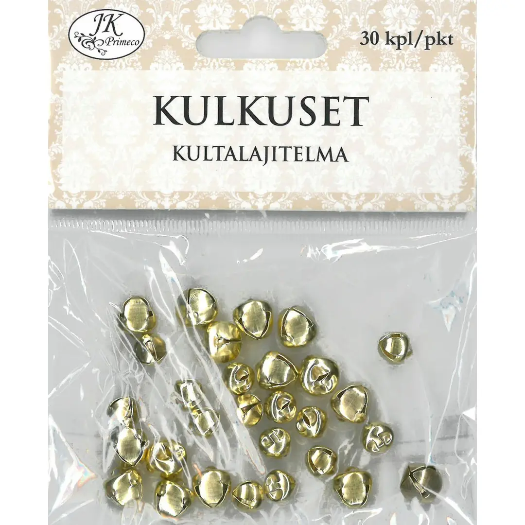 Kulkuset kultalajitelma 30kpl/pss