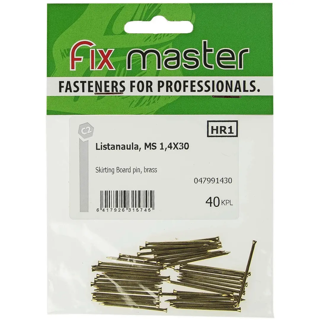 Fix Master listanaula messinki 1,4X30 40kpl