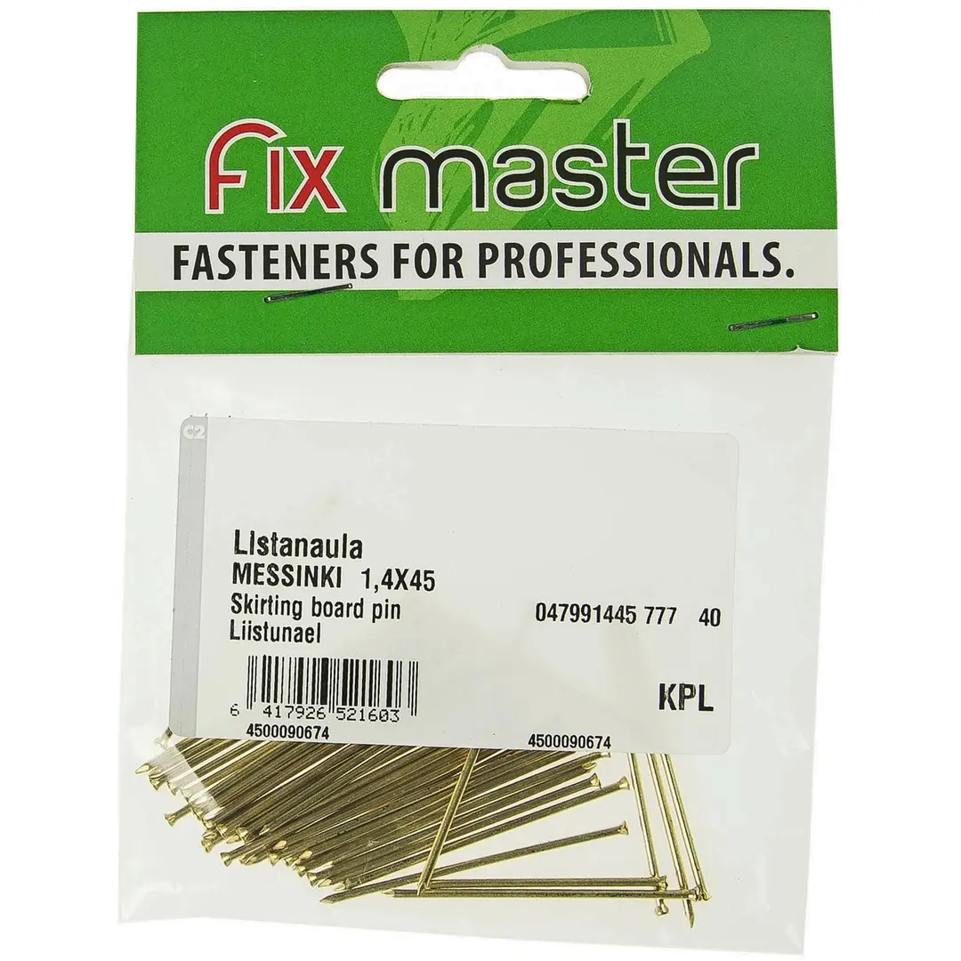 Fix Master listanaula messinki 1,4X45 40kpl