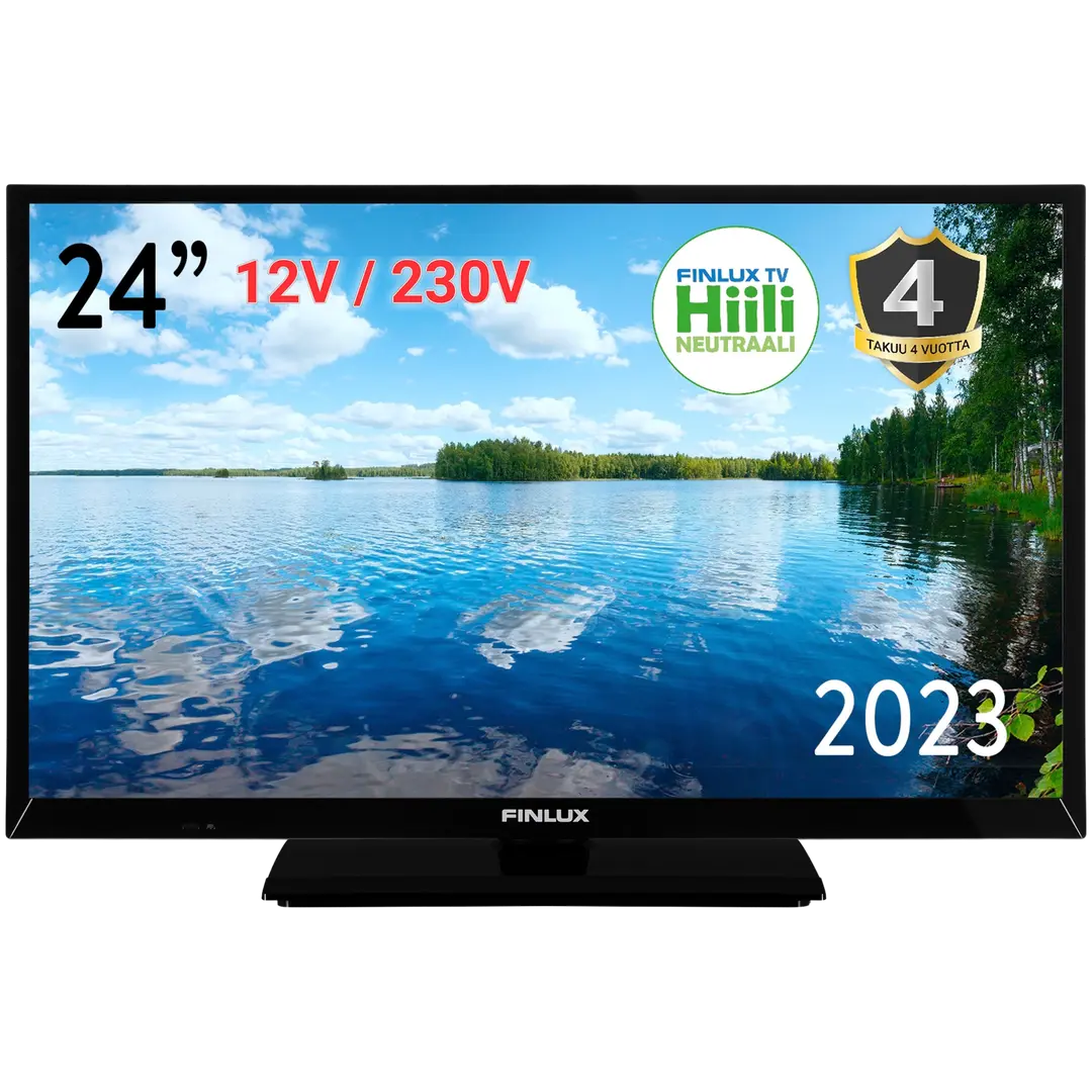 Finlux 24 HD Ready LED TV 12V sekä 230V käyttöjännitteellä 24M6ECI-12E