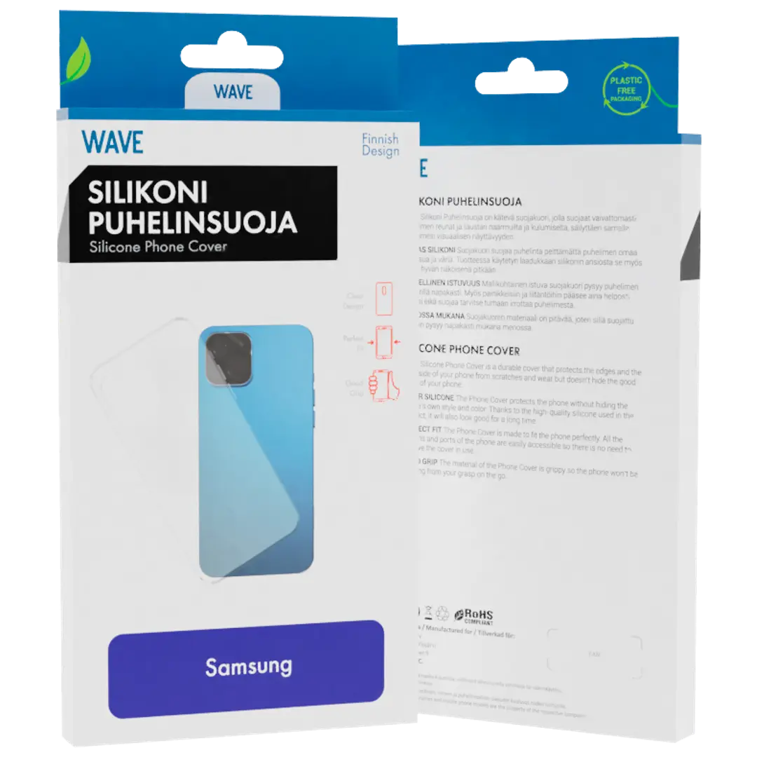 Wave Silikonisuoja, Samsung Galaxy A25 5G, Kirkas