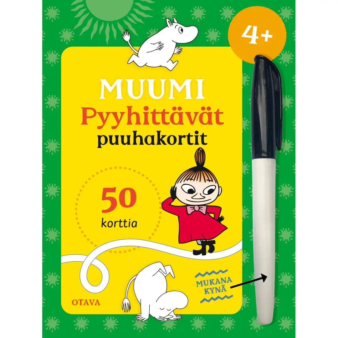 Muumit Pyyhittävät puuhakortit