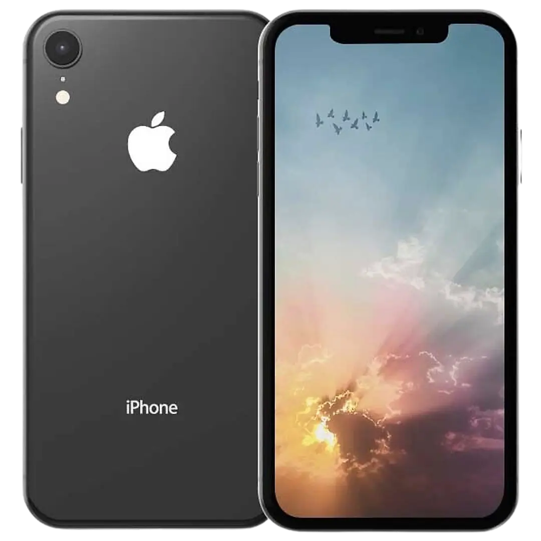 Apple iPhone XR 128GB  Älypuhelin Black, tehdashuollettu, käytetty puhelin