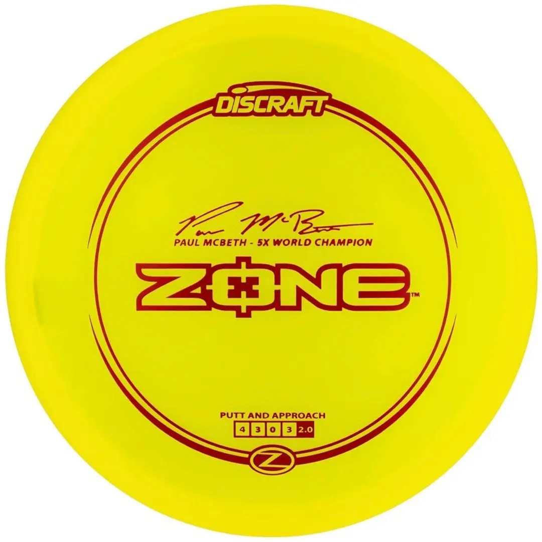 Discraft putteri Z Zone Paul McBeth