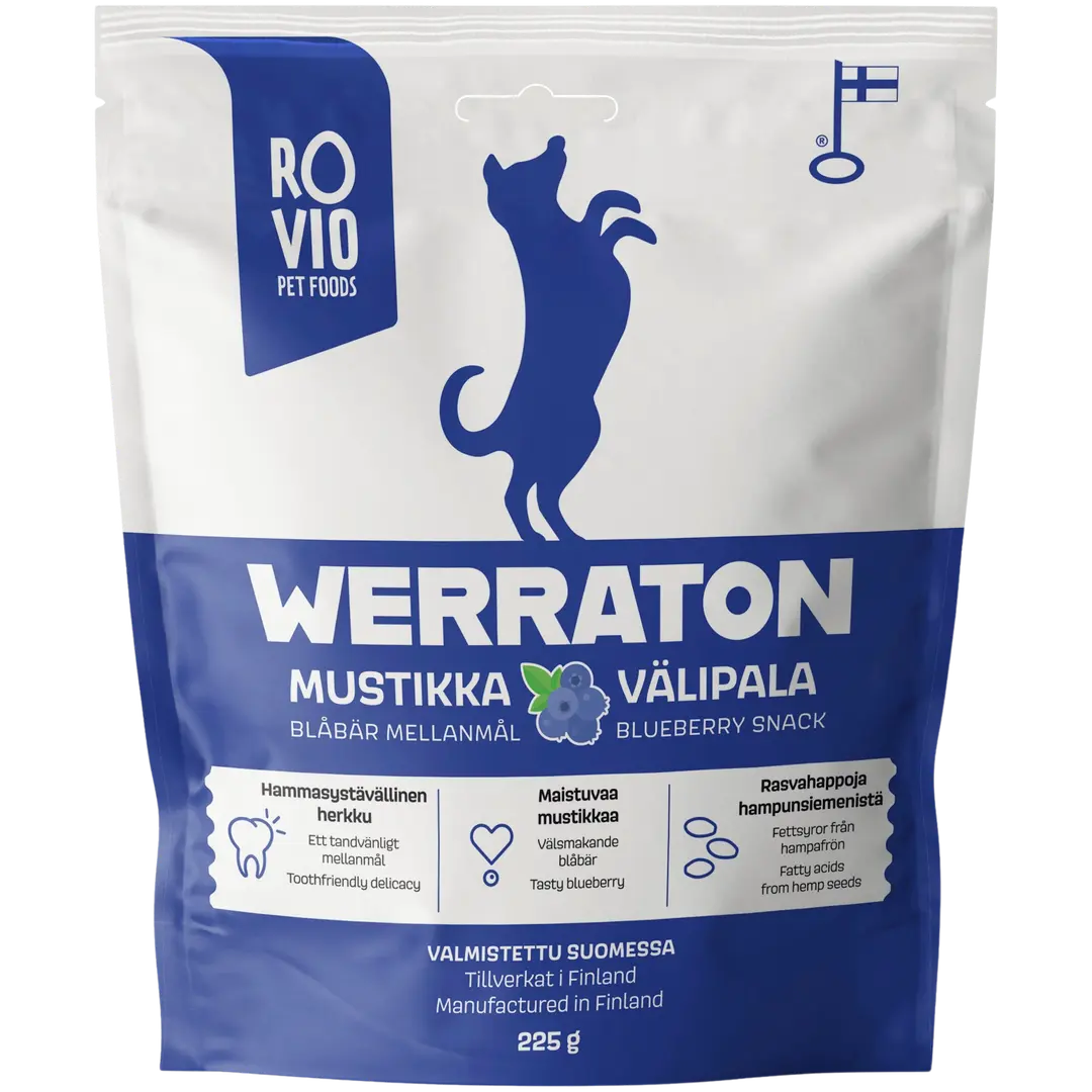 Werraton Mustikka Välipala koira 225g