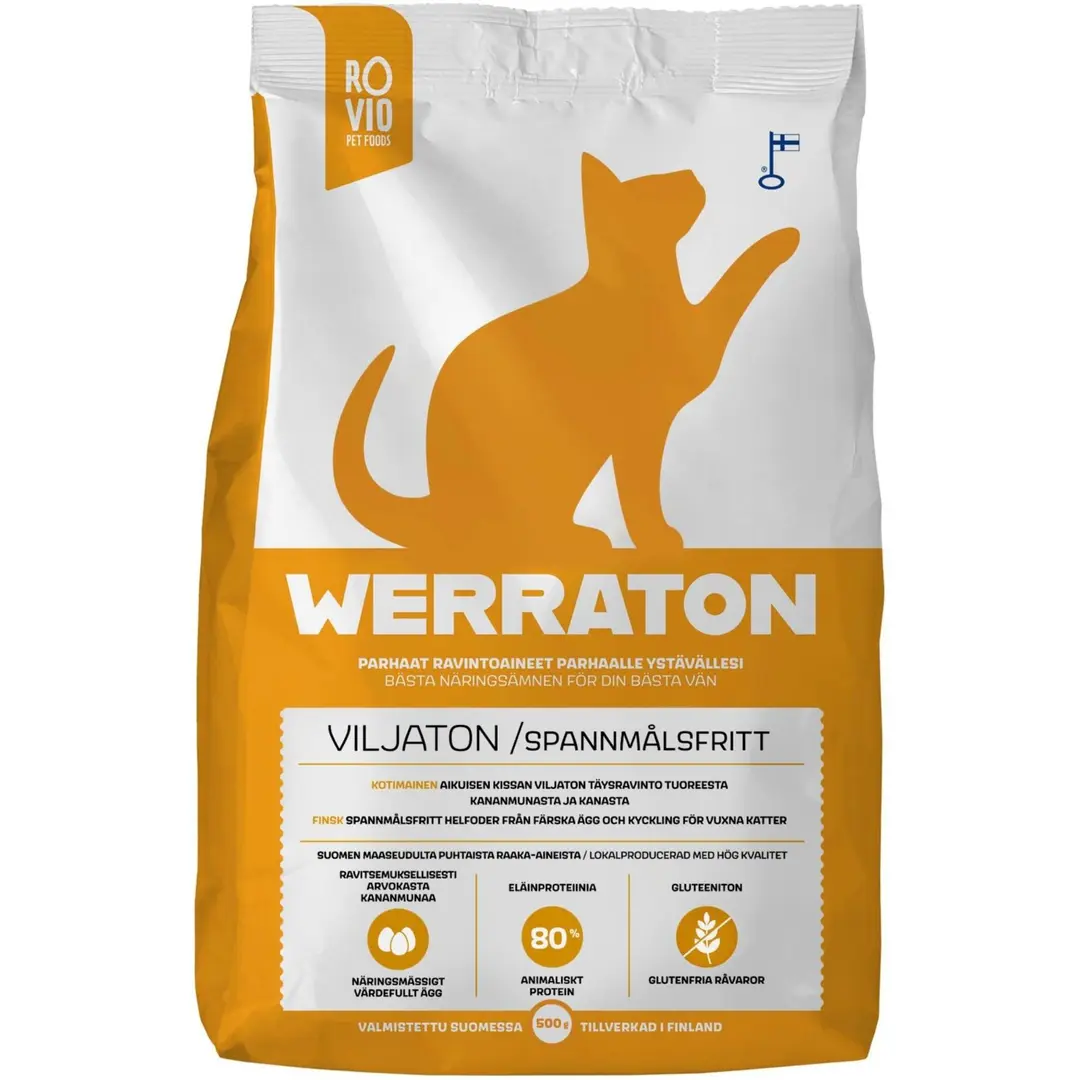 Werraton Viljaton kissanruoka 500 g