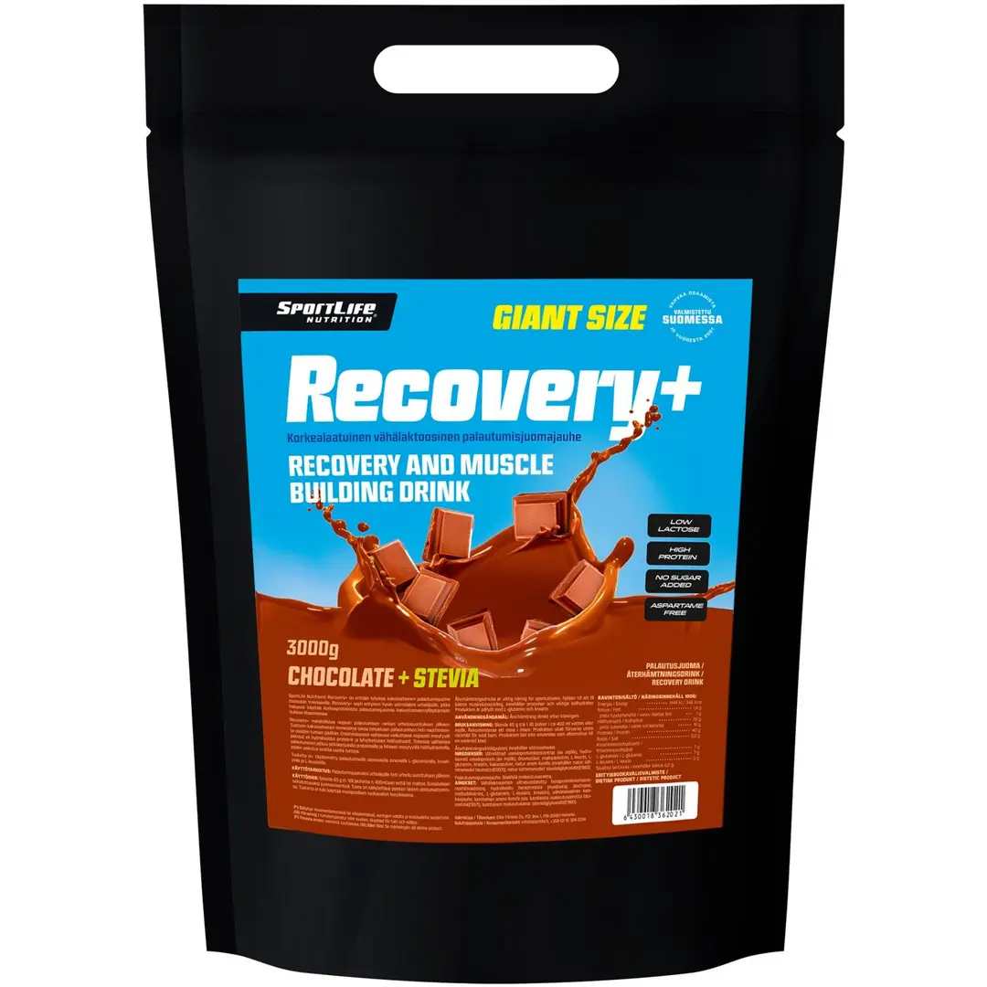 SportLife Nutrition Recovery+ 3kg suklaa palautusjuoma