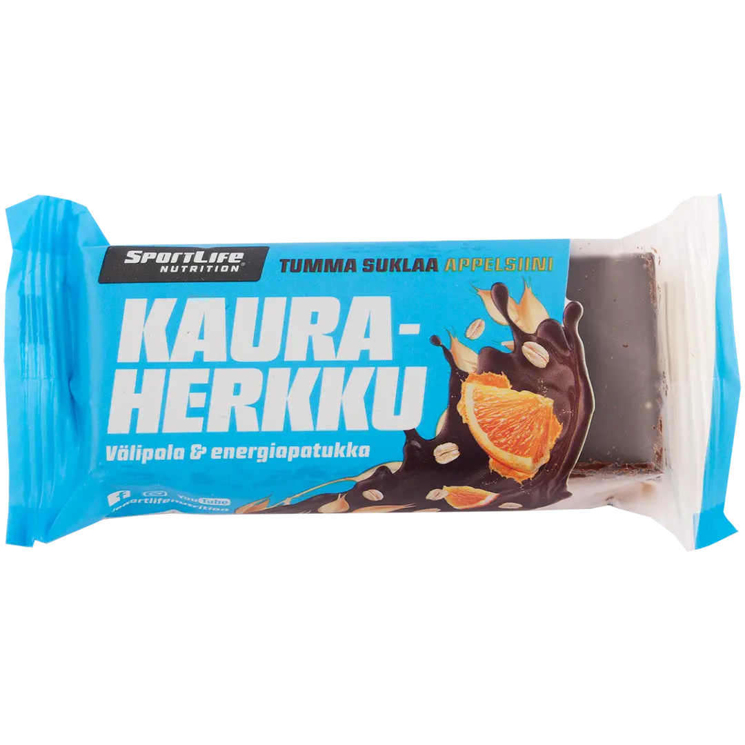 SportLife Nutrition Kauraherkku 70g Tumma suklaa-appelsiini energiapatukka