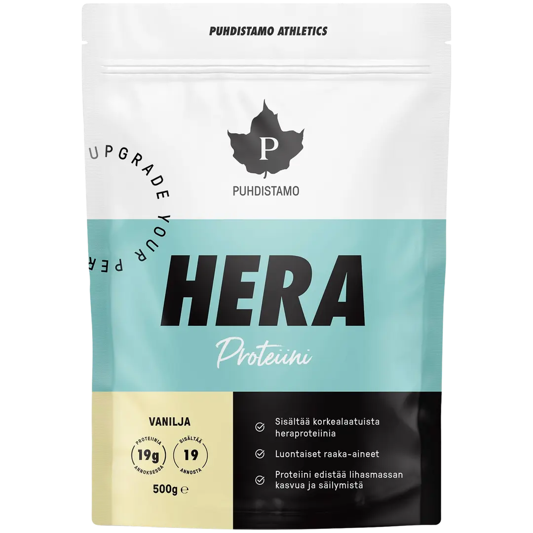 Puhdistamo Athletics Heraproteiini Vanilja 500 g