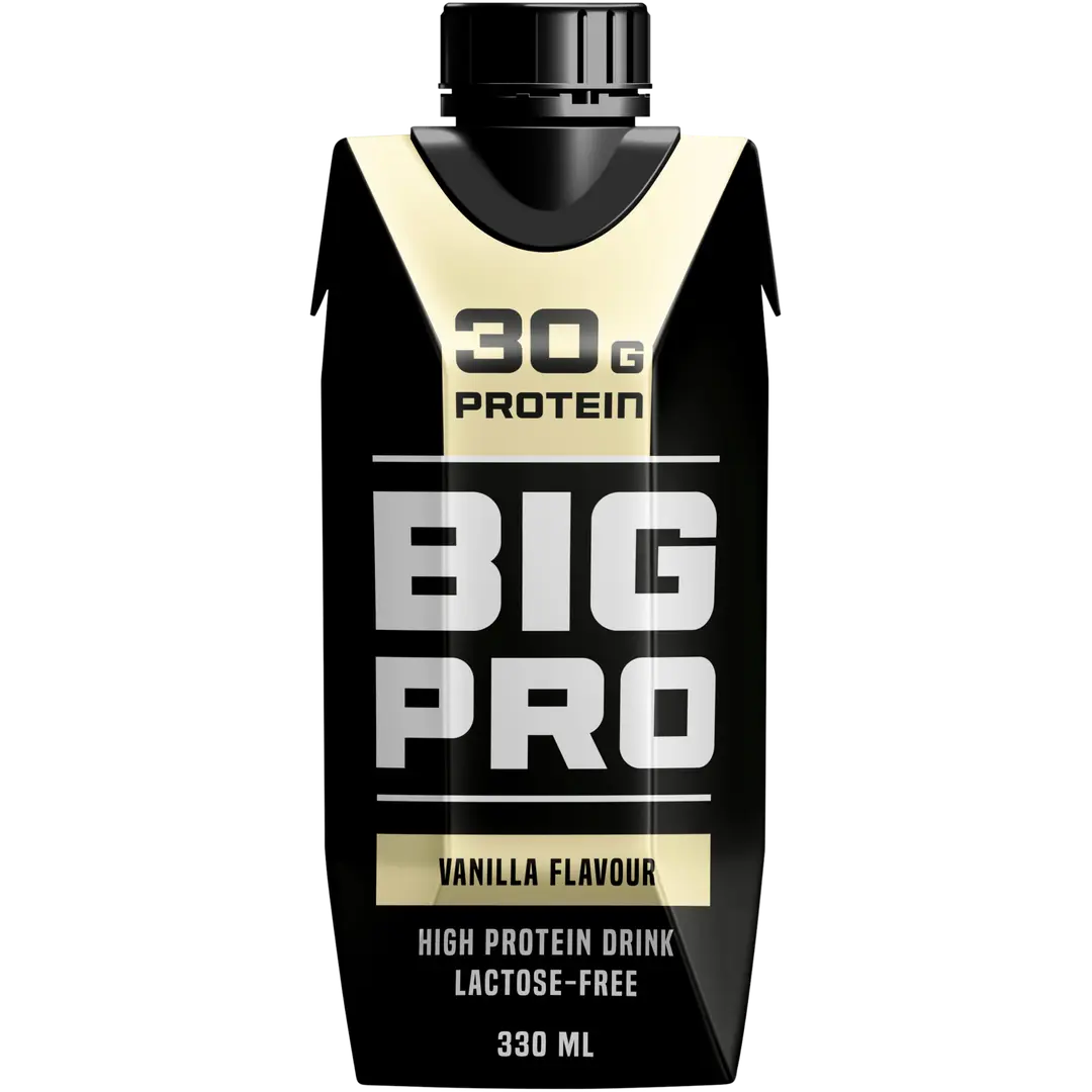 BIG PRO proteiinijuoma vanilja 330 ml UHT laktoositon