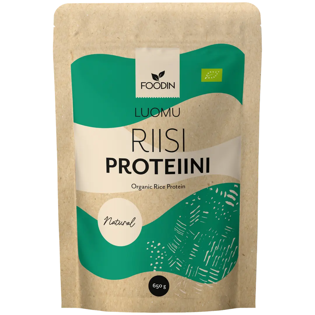 Foodin Riisiproteiini maustamaton luomu 650g