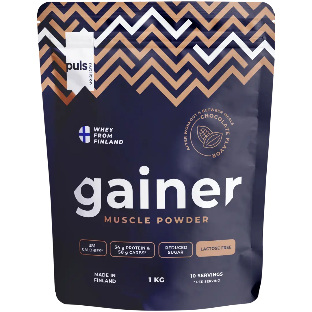 PULS Gainer muscle powder juomajauhe suklaa 1kg