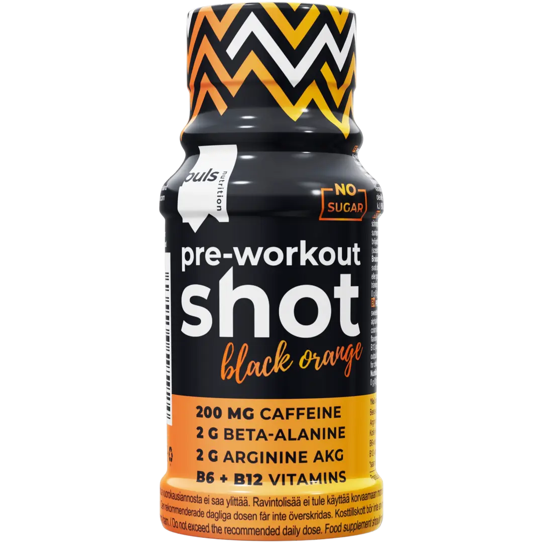 PULS PRE-Workout Shot Black Orange 60ml