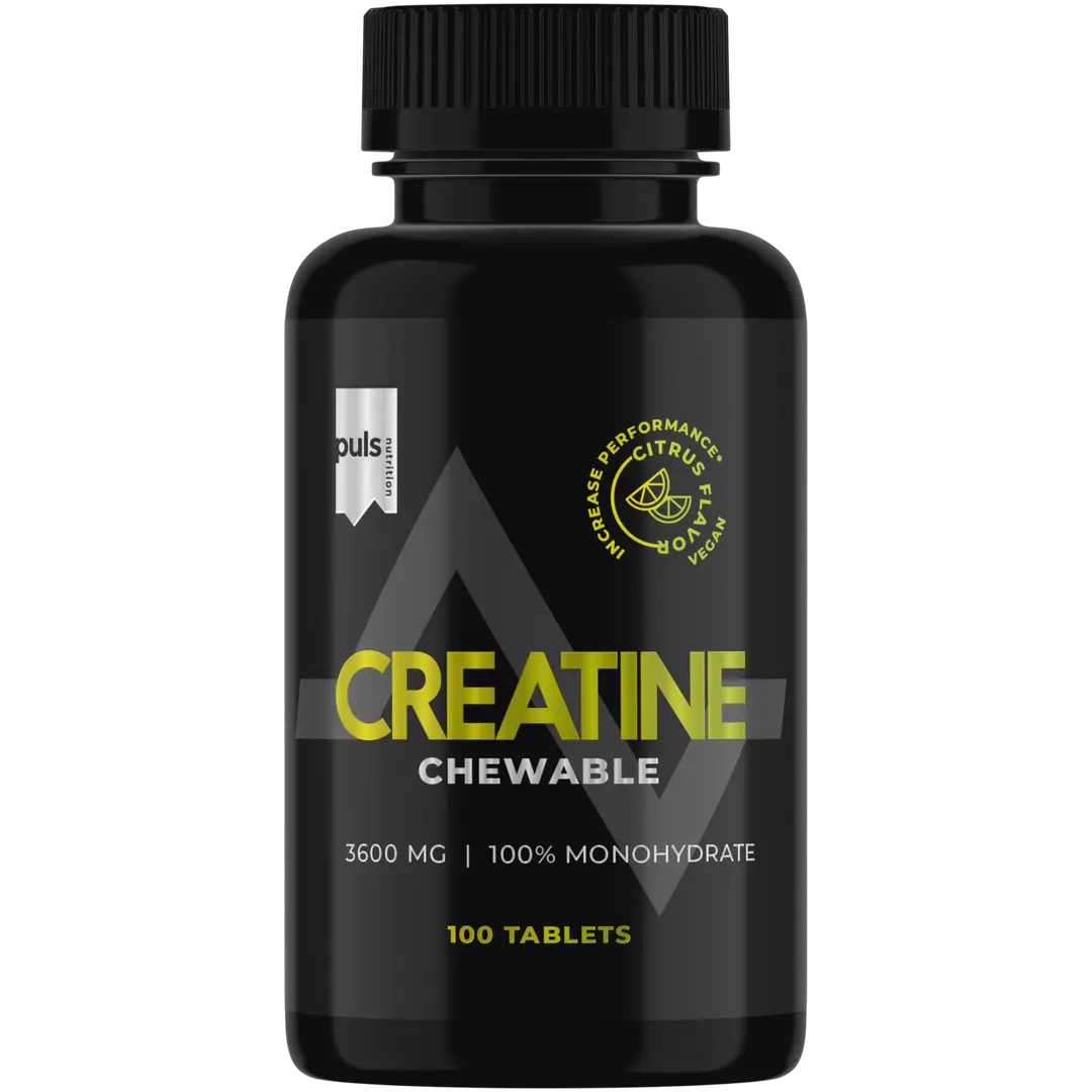 PULS Creatine pureskeltava Sitrus 100 tablettia