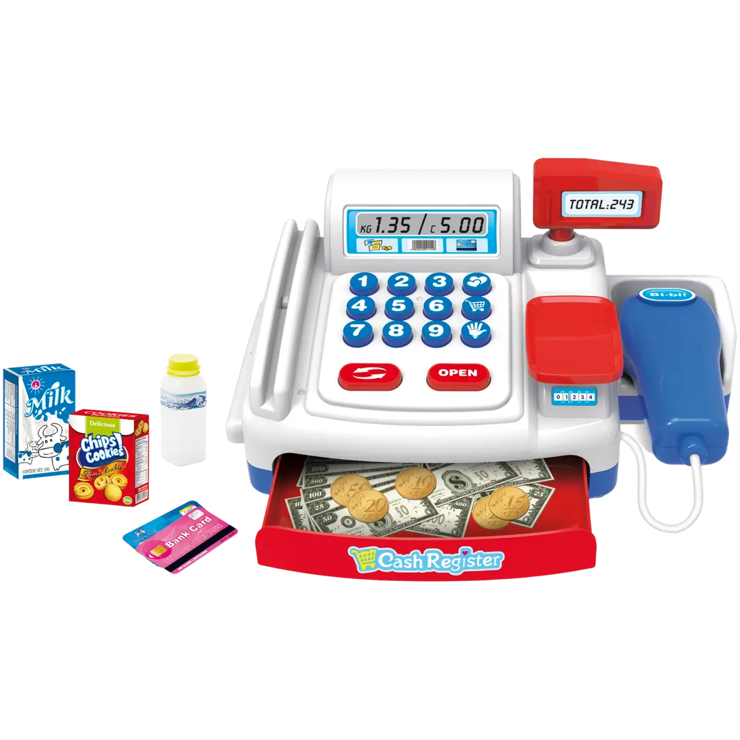 Cash Register Set With Light And Sound