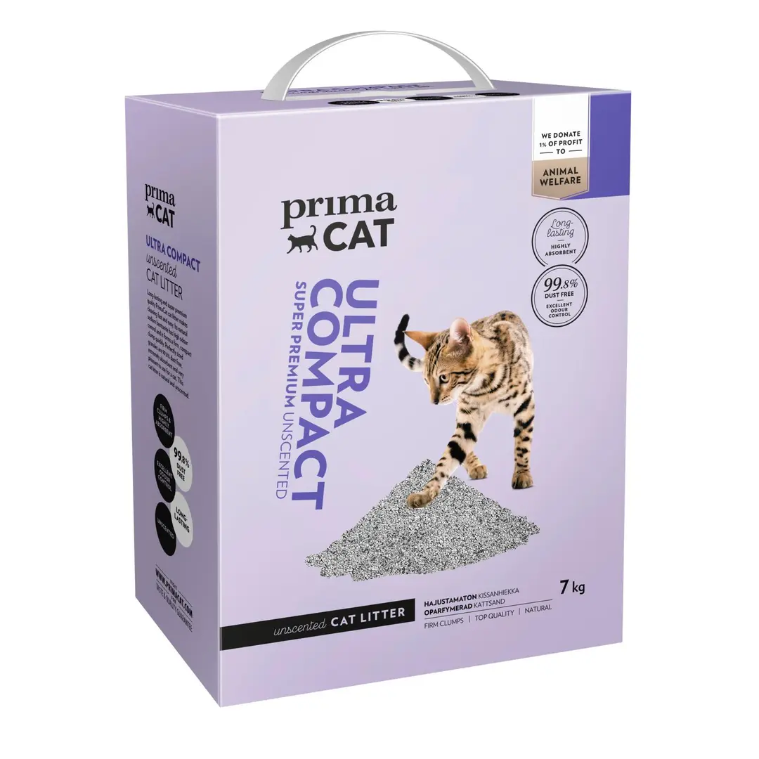 PrimaCat Ultra Compact Unscented kissanhiekka 7 kg