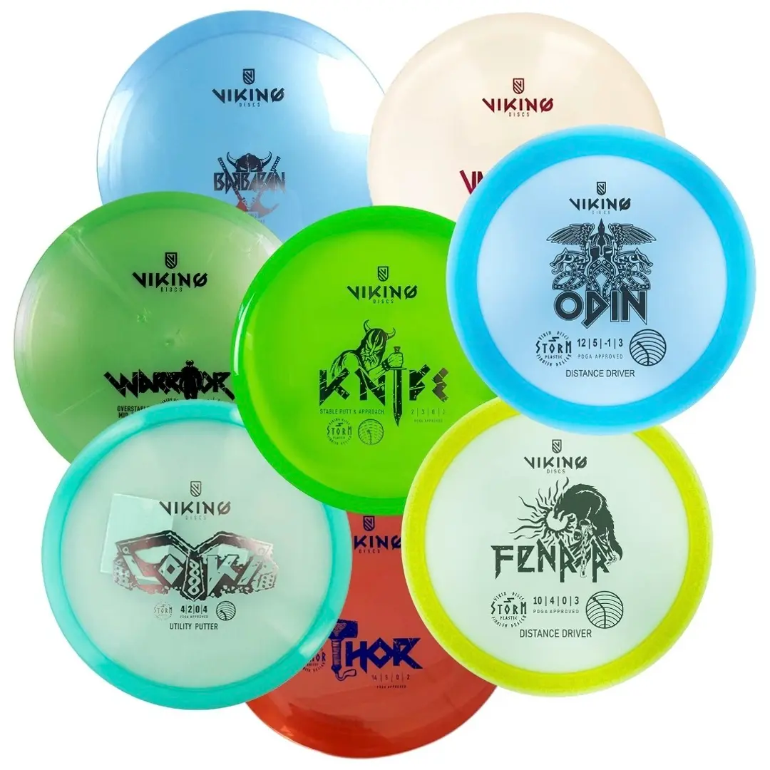 Viking Discs Frisbeegolf kiekkoset Tournament 8-set