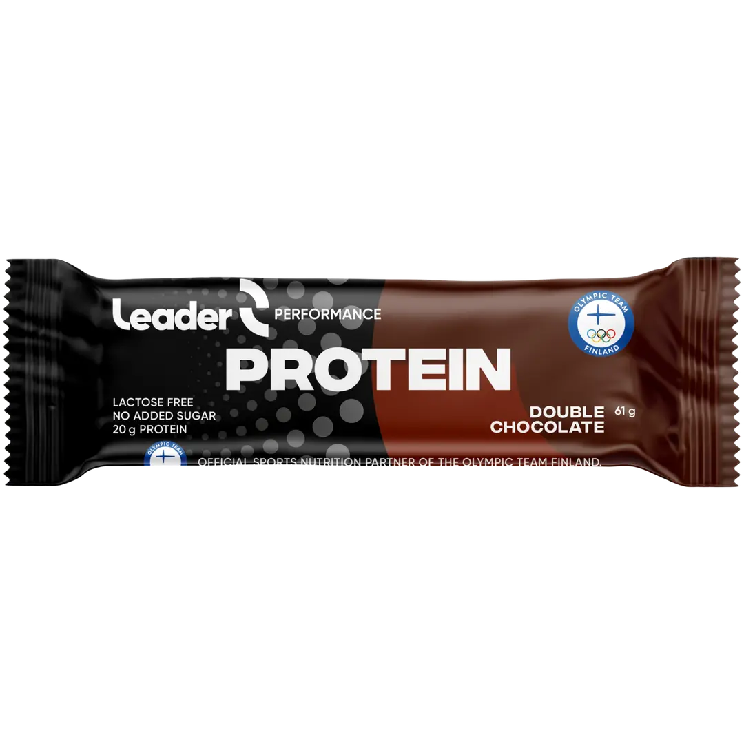 Leader Performance Protein Double Chocolate suklaanmakuinen proteiinipatukka 61 g