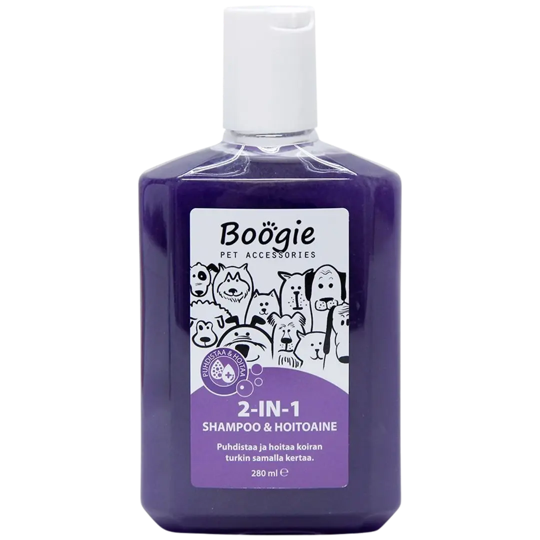 Boogie 2in1 Shampoo ja hoitoaine, 280 ml