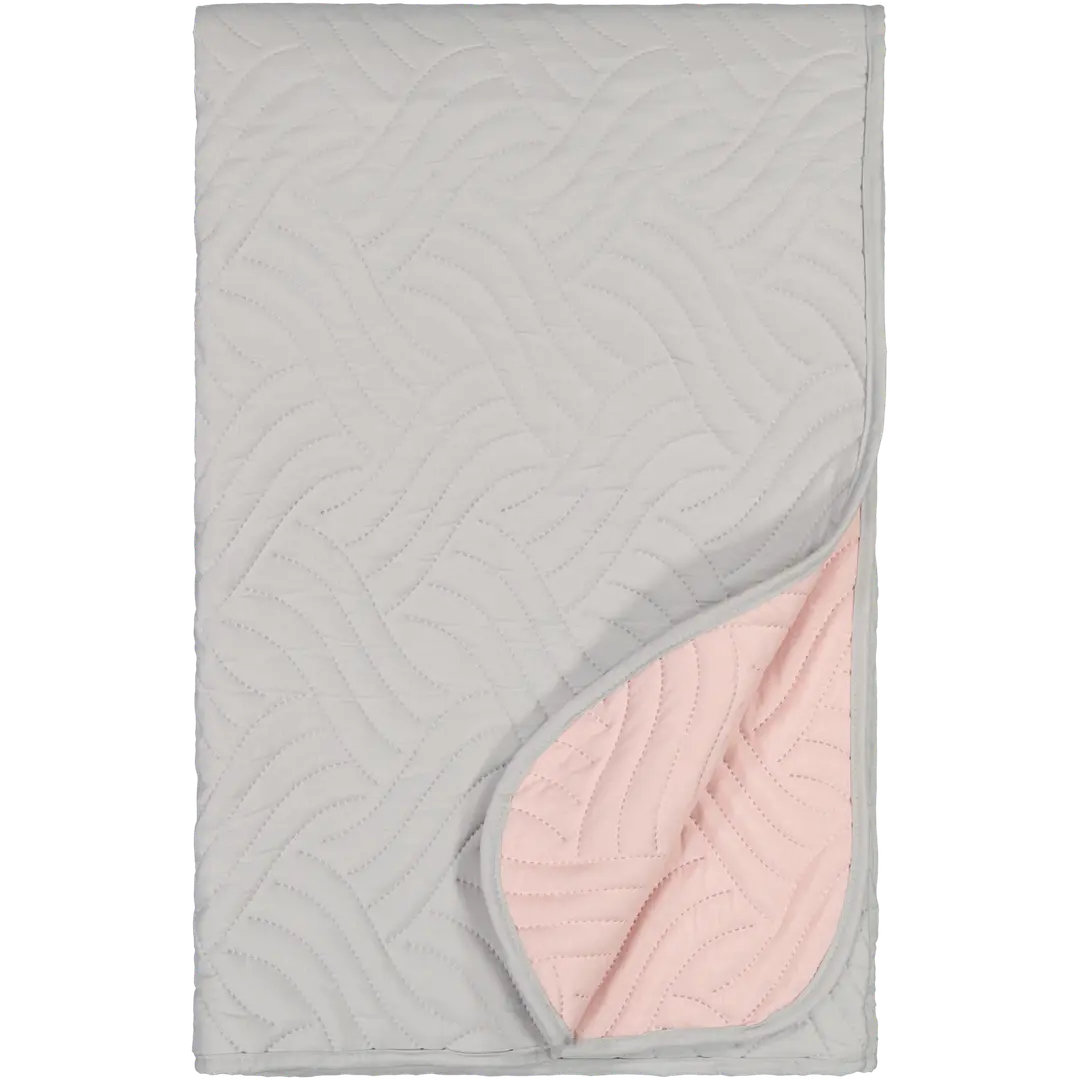 House päiväpeitto Sonic 160x260 cm, harmaa/roosa