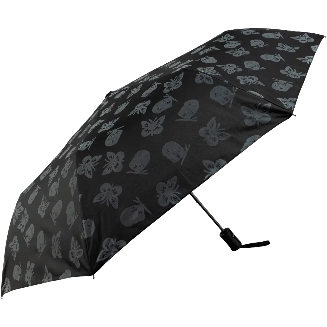 House kokoontaitettava sateenvarjo puoliautomaattisella mekanisimilla Heijastava Perhonen