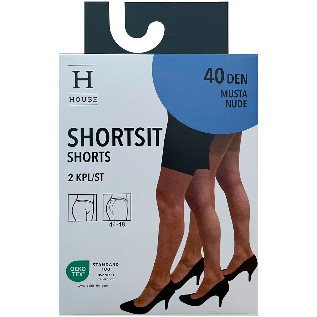 House naisten shortsit 40 den 2-pack 121BRA40NEW