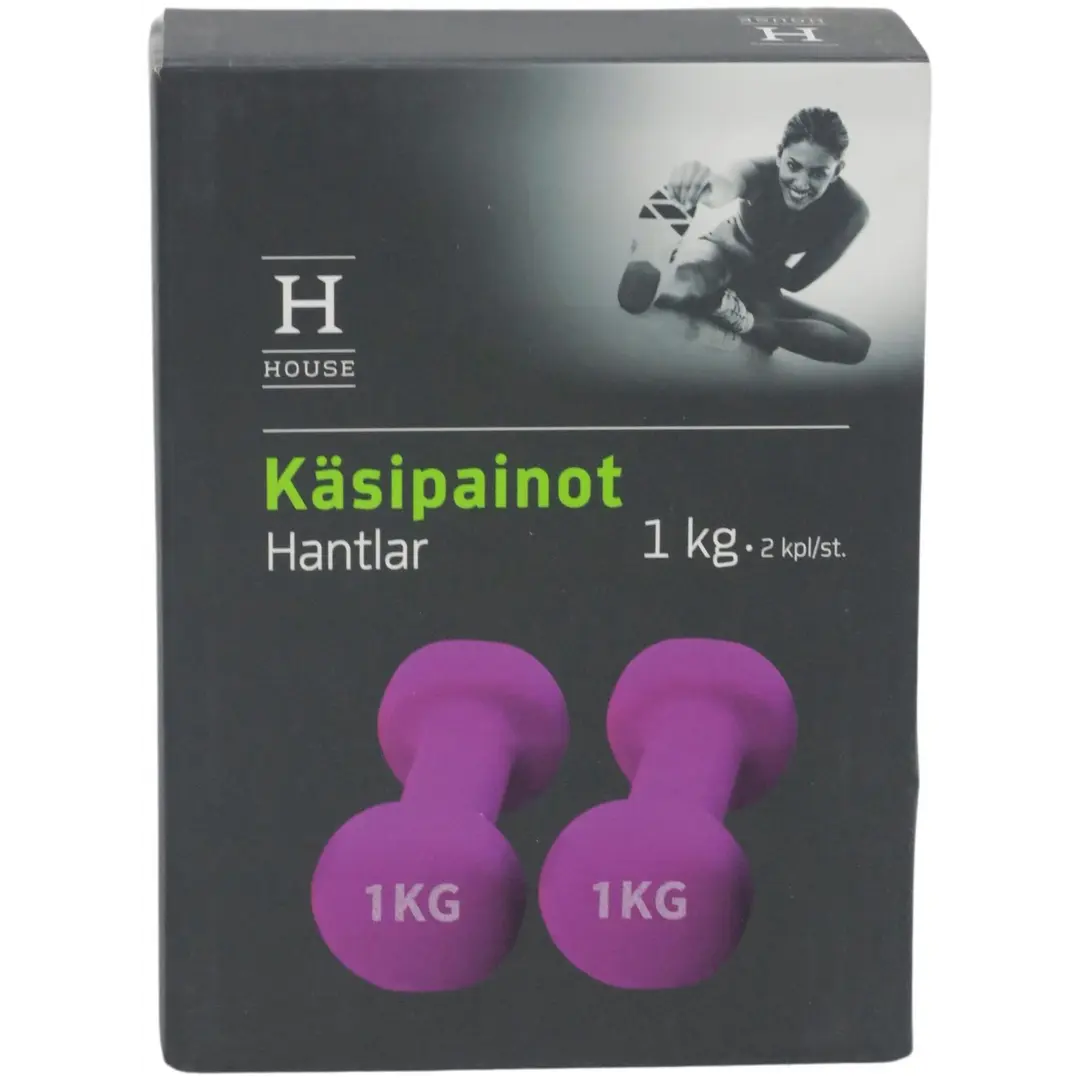 House käsipainot neopreeni 2 x 1kg