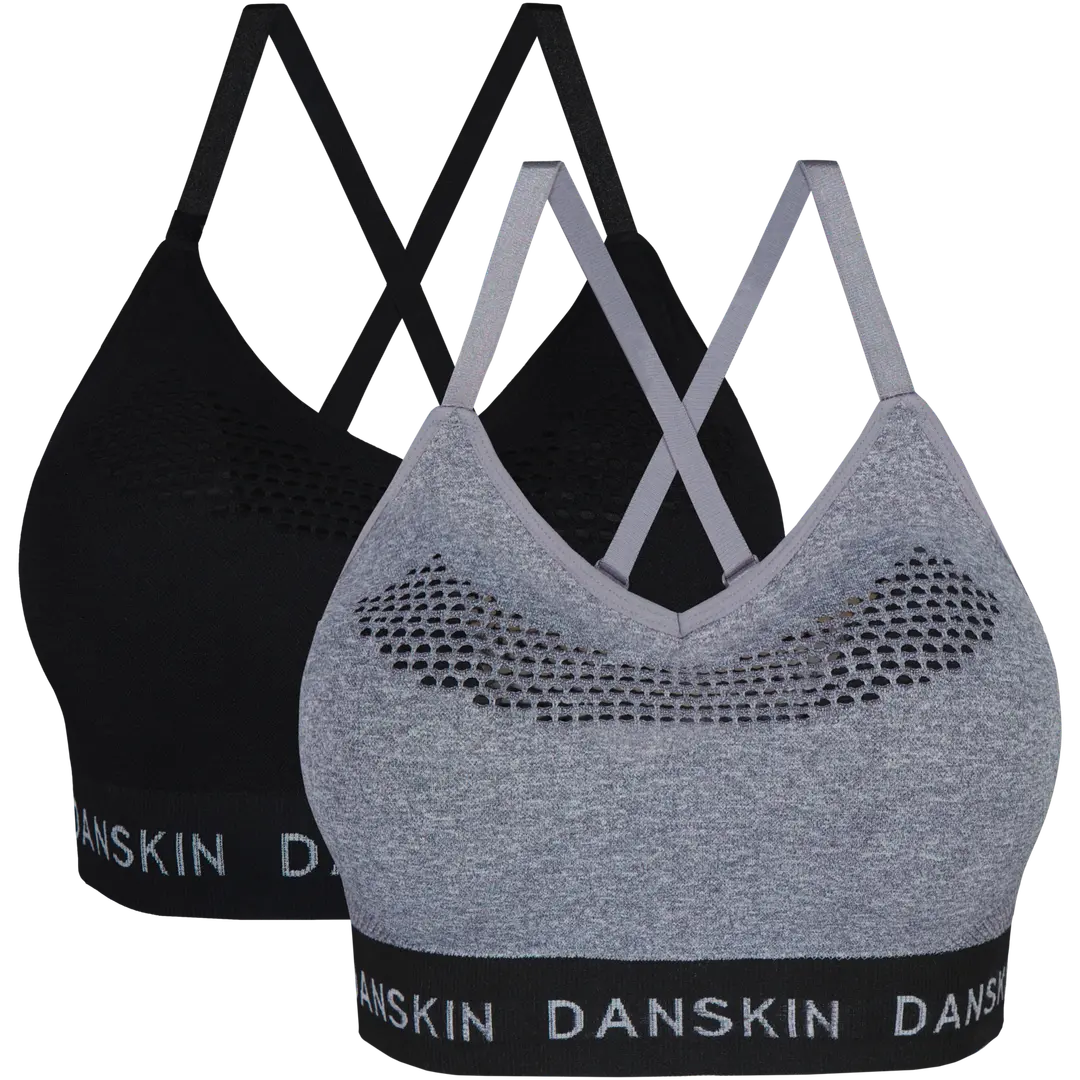 Danskin naisten urheilutoppi 211D332450 2-pack