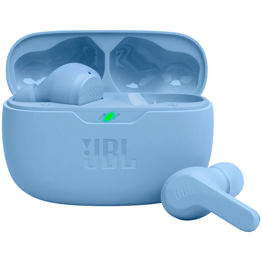 JBL Bluetooth nappikuulokkeet Vibe Beam sininen