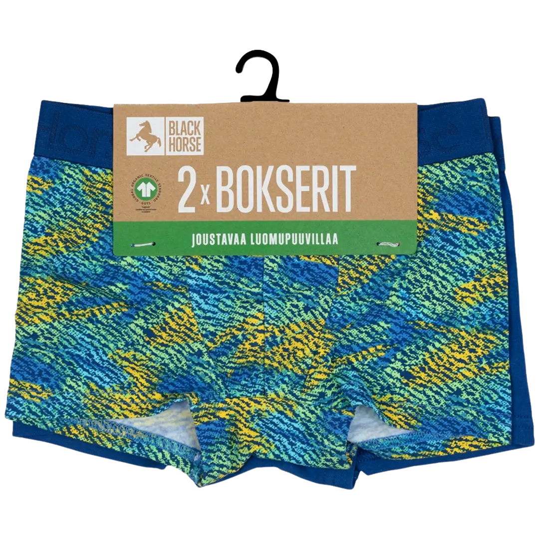 Black Horse lasten bokserit 2-pack J028