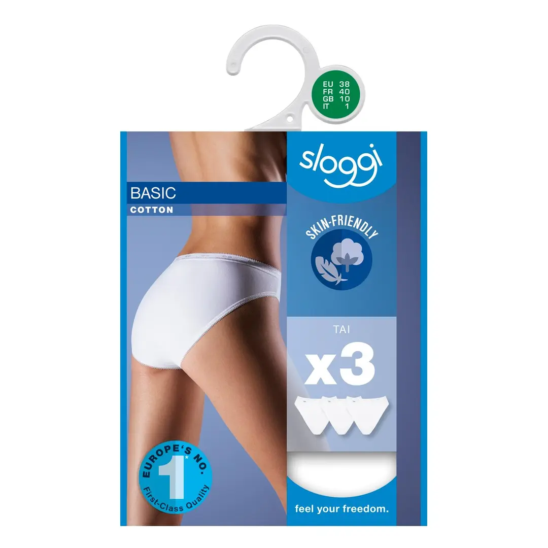 Sloggi Tai Basic naisten alushousut 3-pack