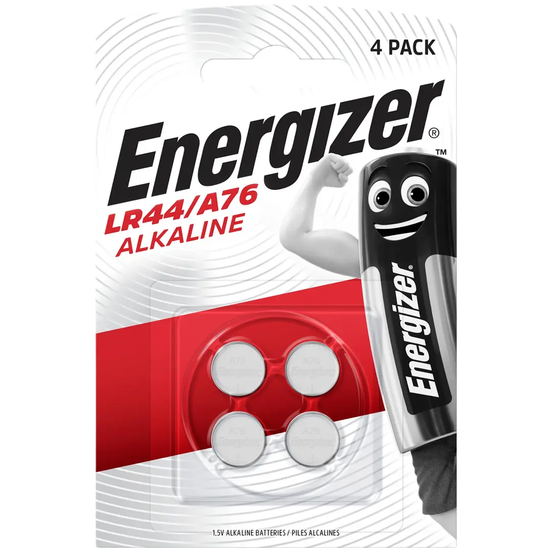 Energizer nappiparisto LR44/A76 alkali 1,5V 4kpl