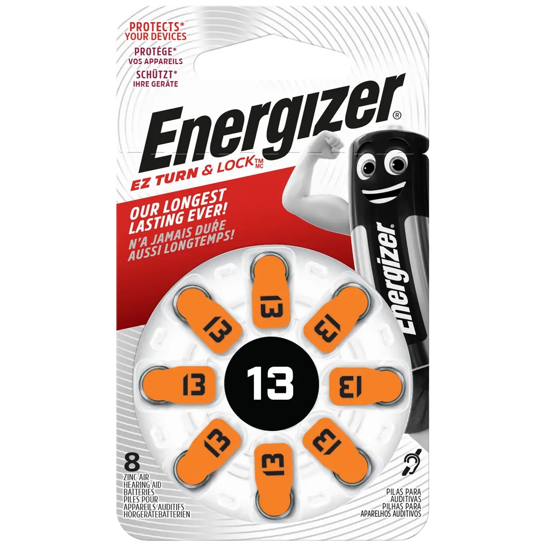 Energizer kuulokojeparisto 13 8kpl