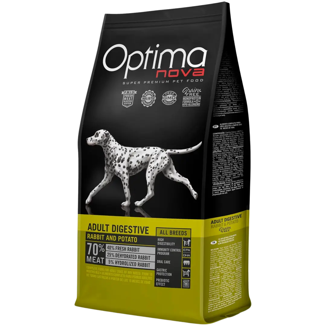 Optimanova Digestive Rabbit&Potato Grain Free 2 kg