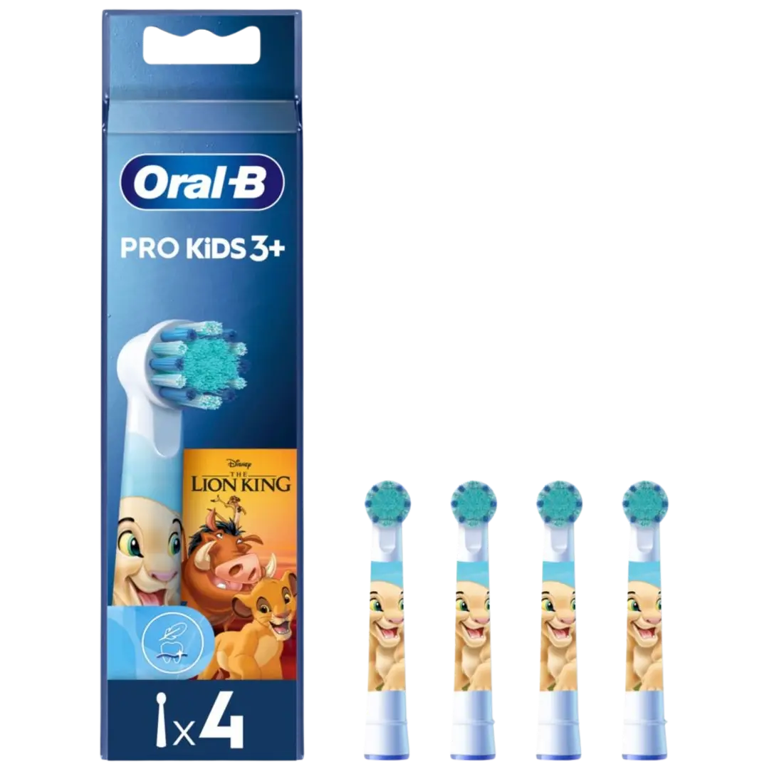 Oral-B Vaihtoharjat Pro Kids  Disney Leijonakuningas-teemalla 4 kpl