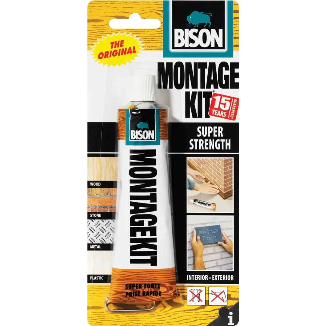 Bison asennusliima Montagekit Super Strength 125G