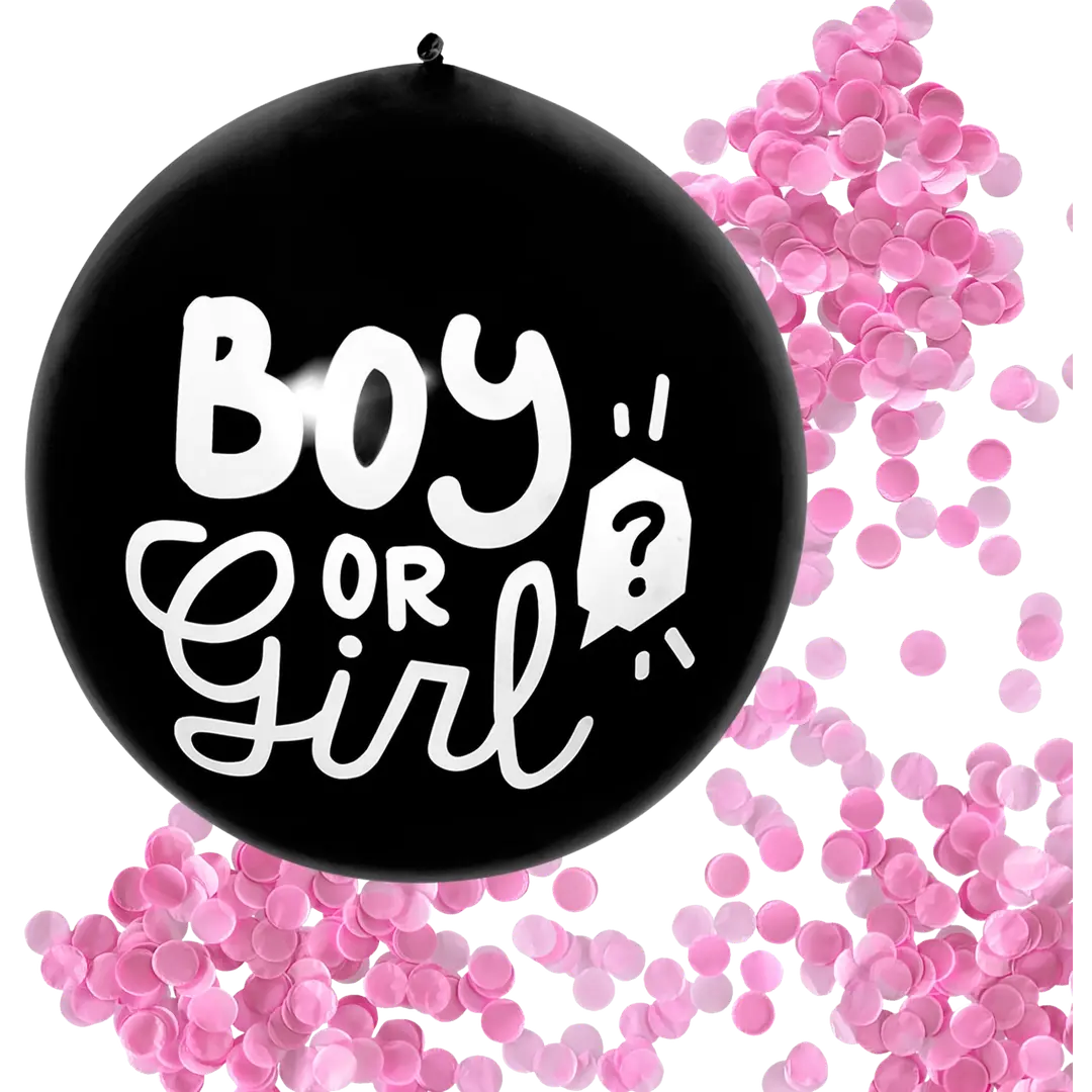 Boy or Girl sukupuolenpaljastus ilmapallo, tyttö
