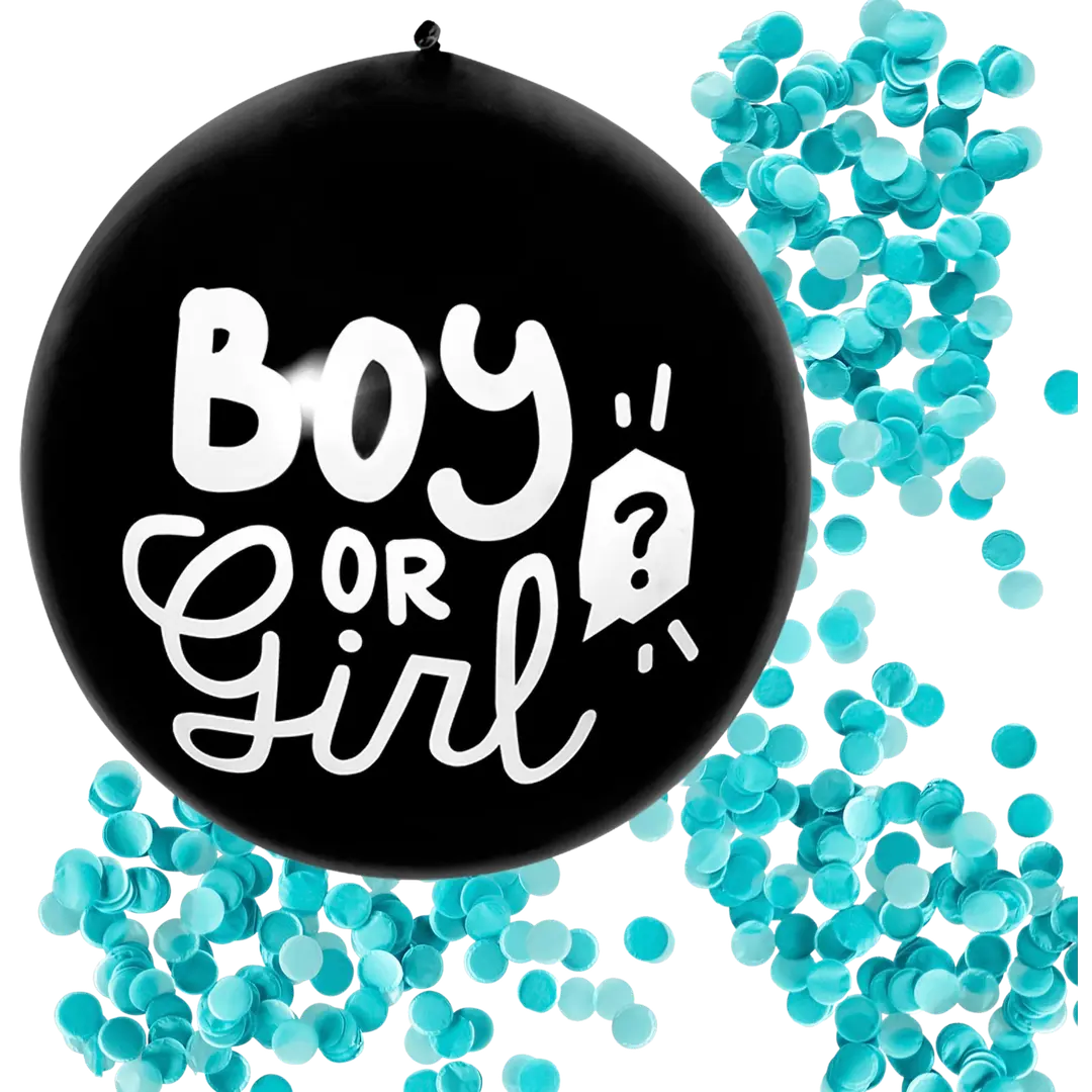 Boy or Girl sukupuolenpaljastus ilmapallo, poika