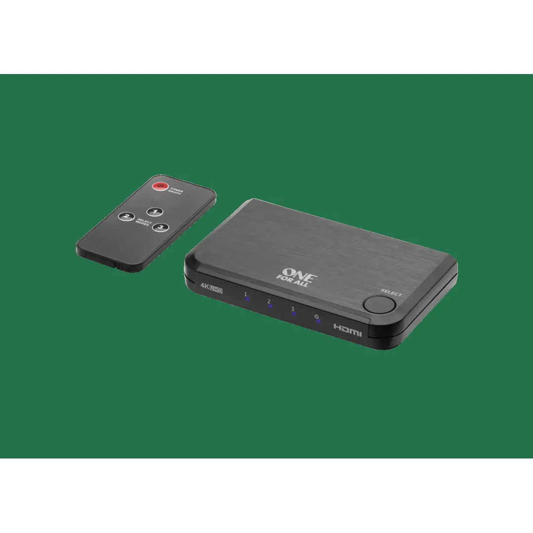 One For All SV1632 4K HDMI jakaja kolmelle laitteelle