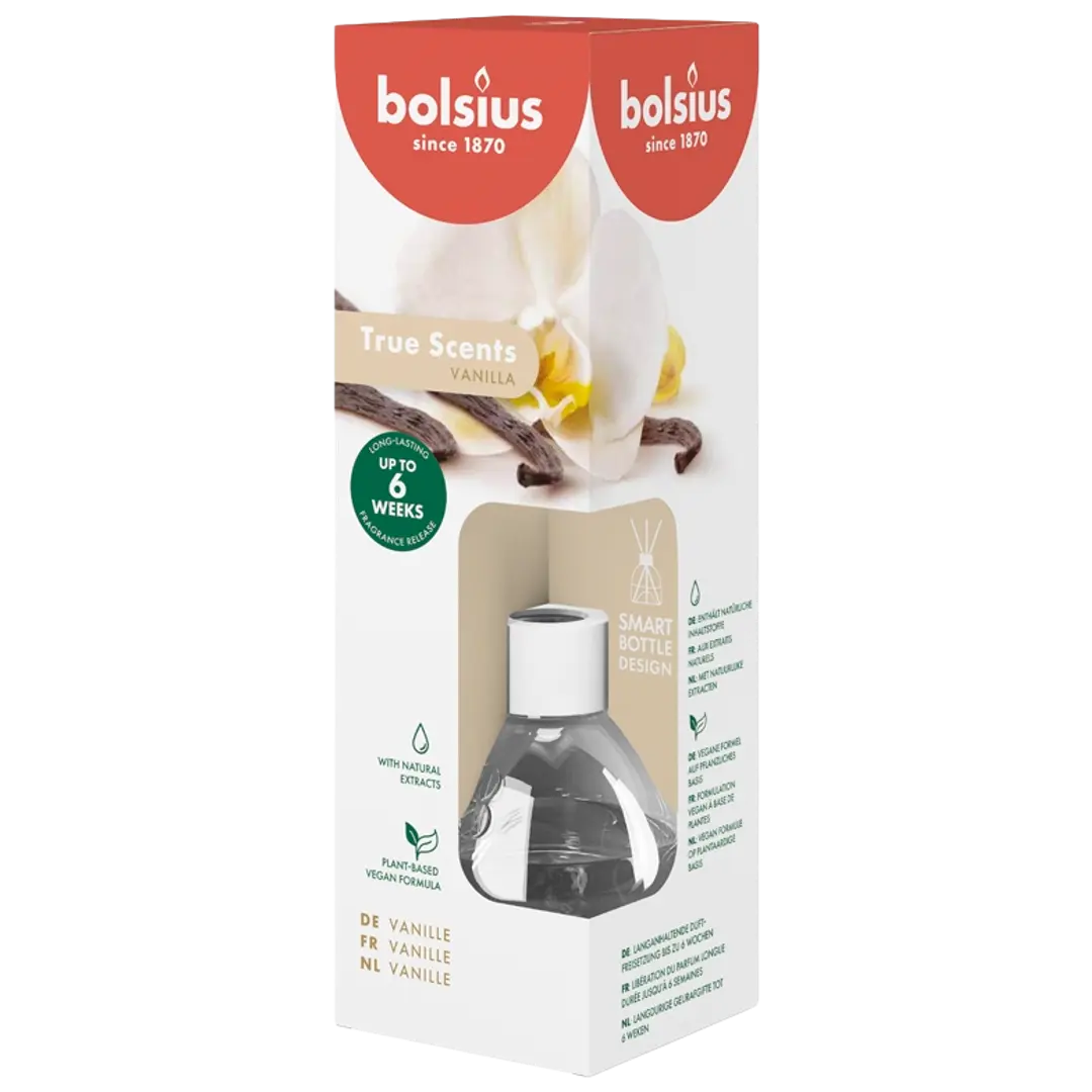 Bolsius True Scents – huonetuoksu – Vanilla – 60 ml