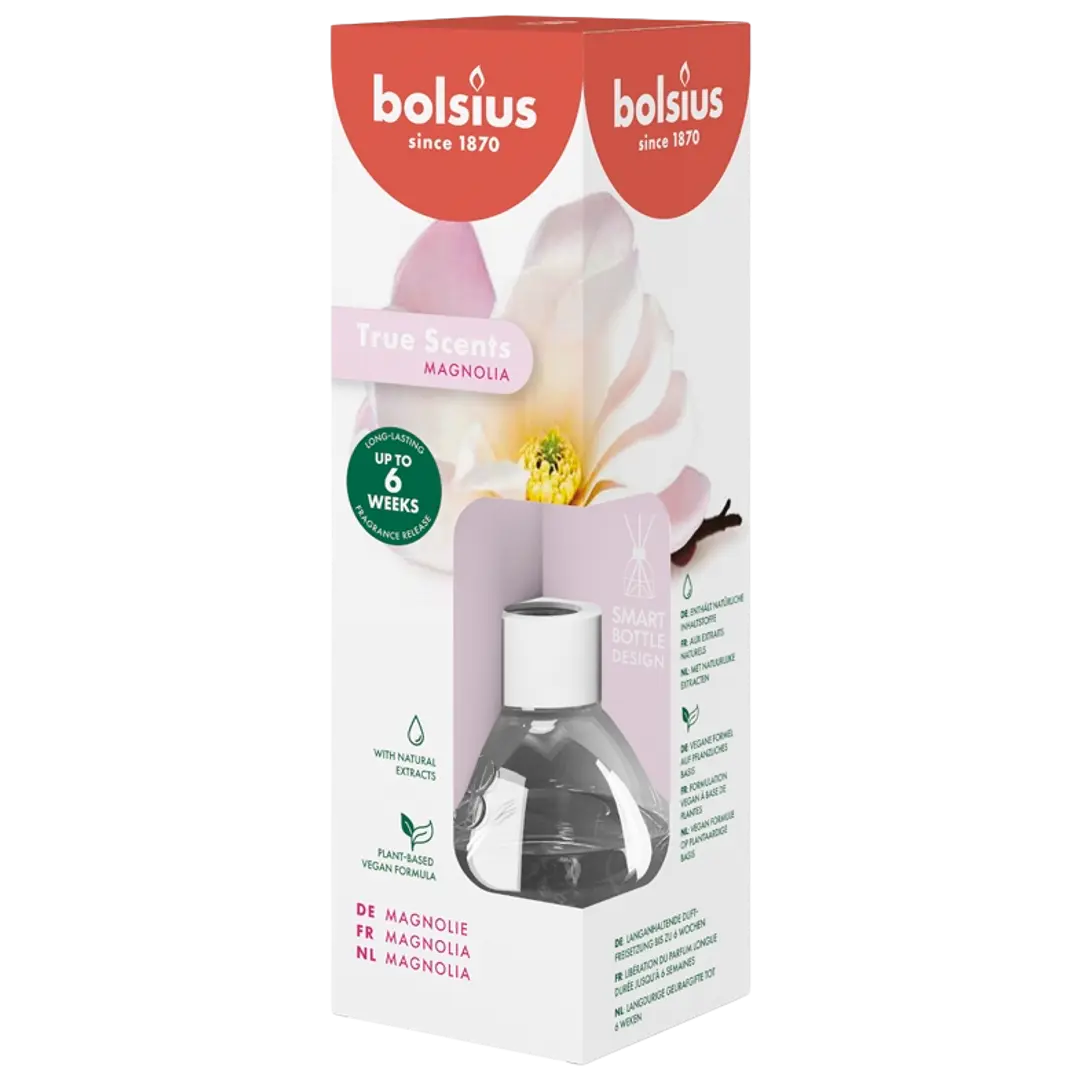 Bolsius True Scents – huonetuoksu – Magnolia - 60 ml