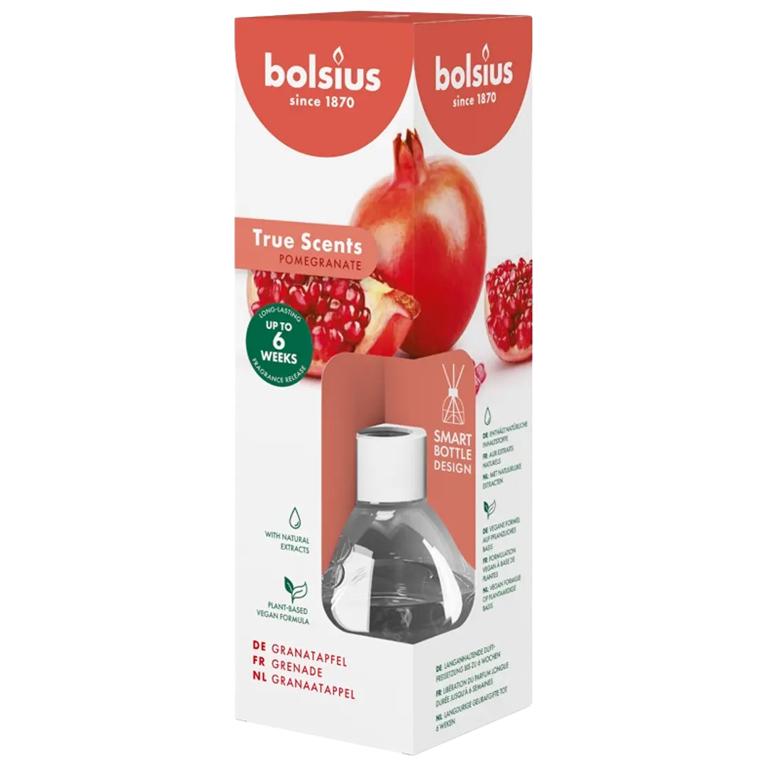 Bolsius True Scents – huonetuoksu – Granaattiomena – 60 ml