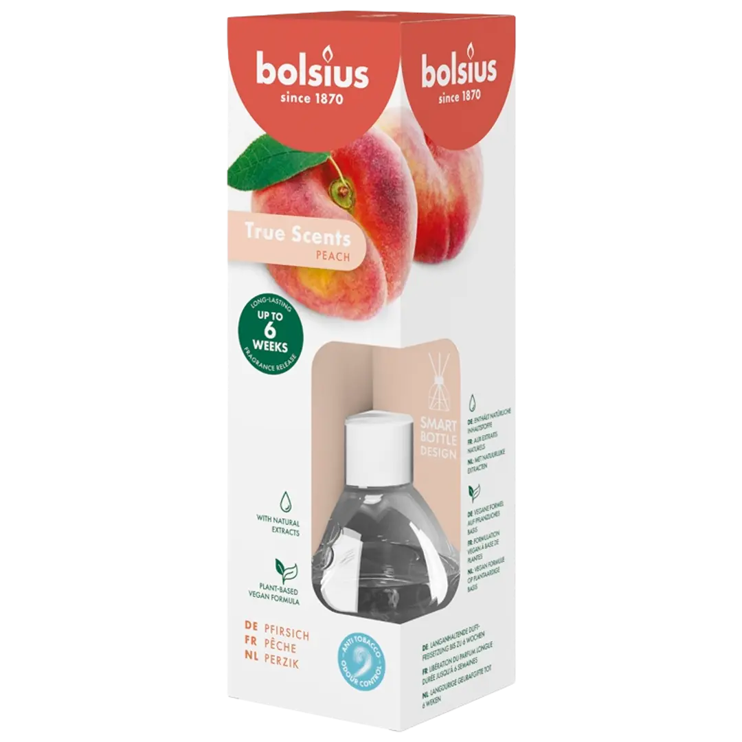 Bolsius True Scents – huonetuoksu – Peach – 60 ml