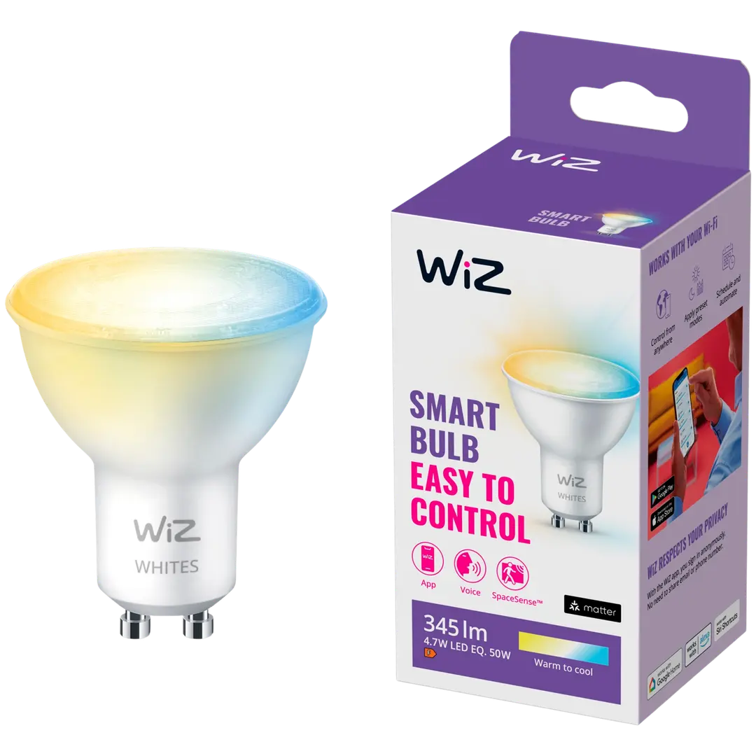WiZ älylamppu GU10 4.8W TW Wi-Fi