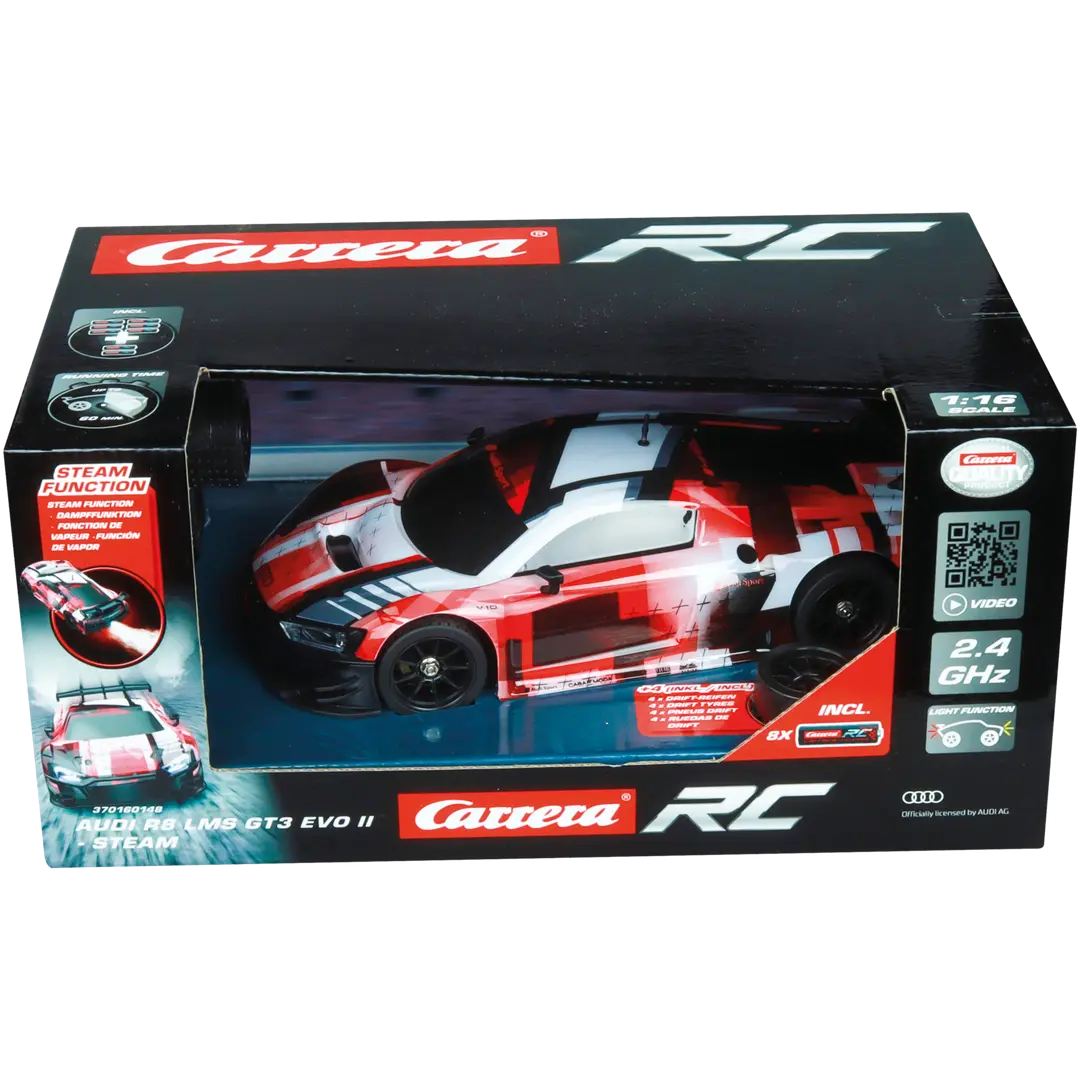 Carrera kauko-ohjattava auto Audi R8 LMS GT3 Evo II Steam