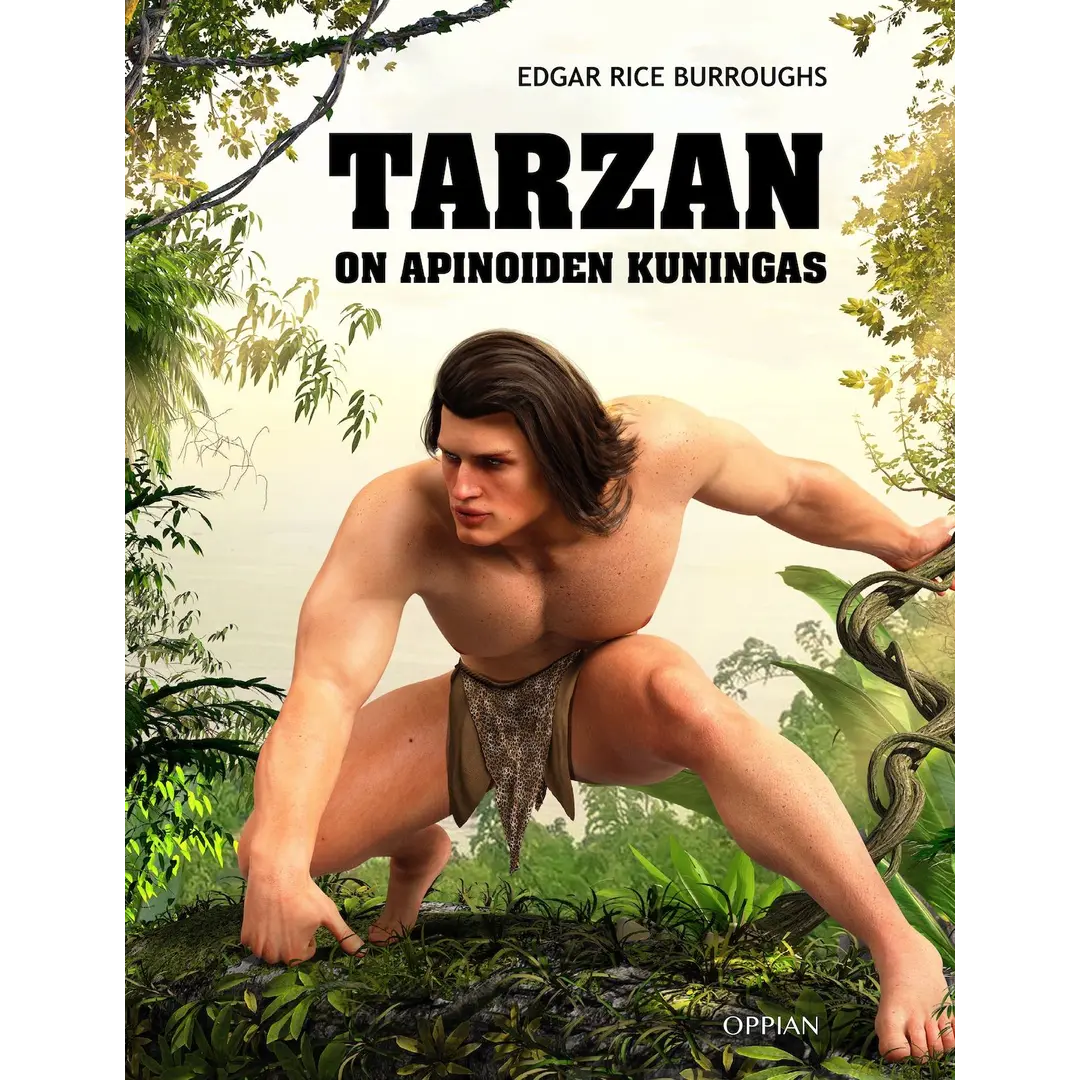 Burroughs, Tarzan on apinoiden kuningas (selkokirja)